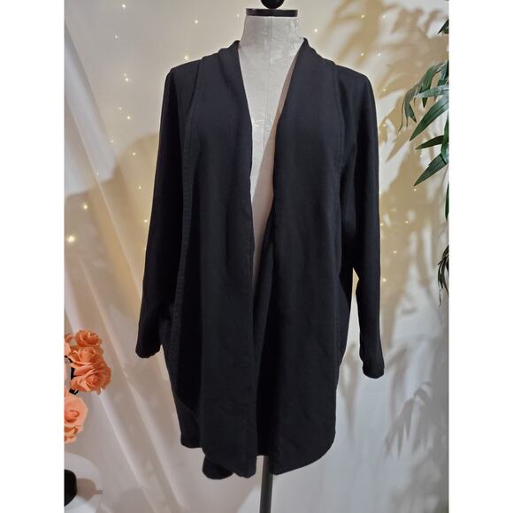 Ulla Popken Relaxed Fit Open Long Sleeve Cardigan Sweater Womens Plus Size 16/18 - Picture 1 of 8